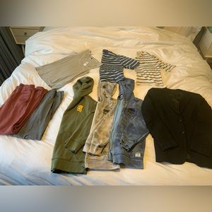 Girls/women’s lot - size S - mostly Roots, plus lululemon pant and theory blazer
